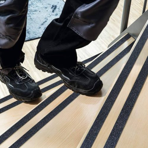 Csúszásgátló szalag, DURALINE® GRIP, 25 mm széles, fekete