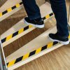Csúszásgátló szalag, DURALINE® GRIP, 50 mm széles, sárga/fekete