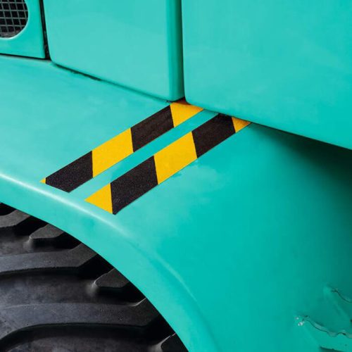 Csúszásgátló szalag, DURALINE® GRIP+, 25 mm széles, sárga/fekete