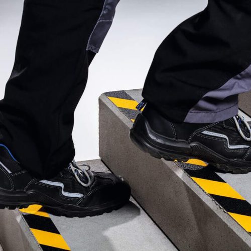 Csúszásgátló szalag, DURALINE® GRIP+, 50 mm széles, sárga/fekete