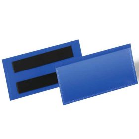 Mágneses logisztikai zseb 100x38 mm, 50db sötétkék
