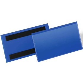 Mágneses logisztikai zseb 150x67 mm, 50db sötétkék