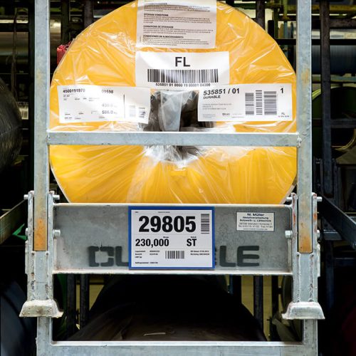 Logisztikai zseb, mágneses, A5 fekvő, 50db sötétkék