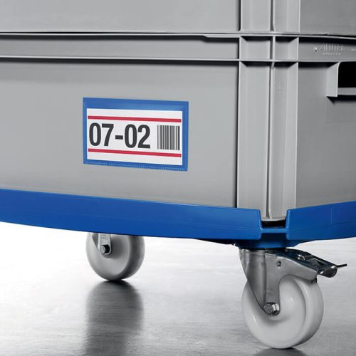 Öntapapadó logisztikai zseb, 150x67 mm, 50db sötétkék