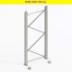 BI-BLOC keret, S80M, 3400x1100mm