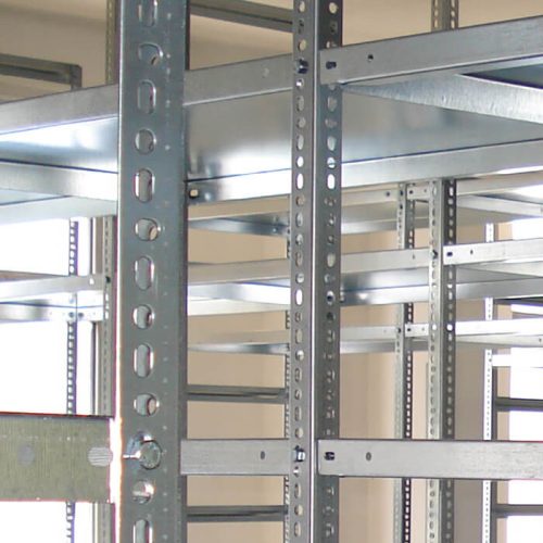 Salgó profil, láb, 40x40x2x1981mm P160-26R-H, horganyzott