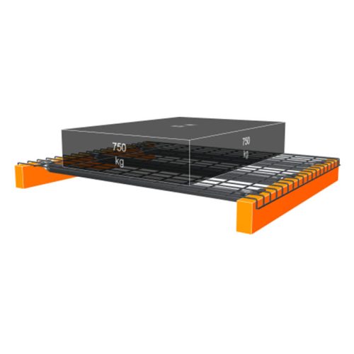 Rácsos polcpanel, 875x1000 mm, horganyzott