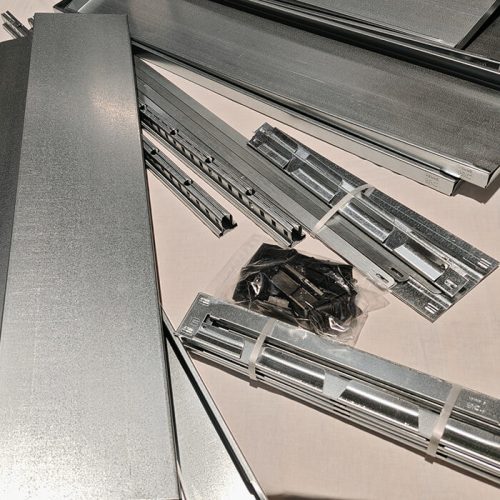 Salgó-ERREX 1300x500mm-es, alap állvány, 5 polcos