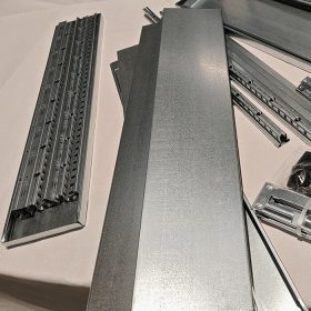   Salgó-ERREX 1300x300mm-es, kiegészítő állvány, 5 polcos