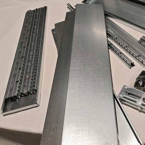 Salgó-ERREX 1300x300mm-es, kiegészítő állvány, 5 polcos
