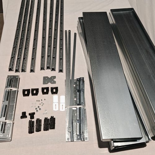 Salgó-ERREX 1300x400mm-es, kiegészítő állvány, 5 polcos