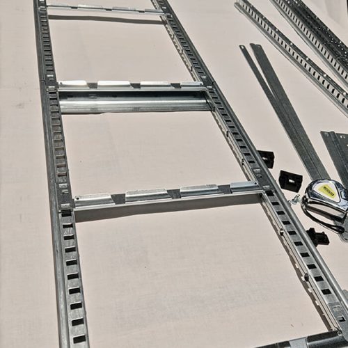 Salgó-ERREX 1300x500mm-es, kiegészítő állvány, 5 polcos